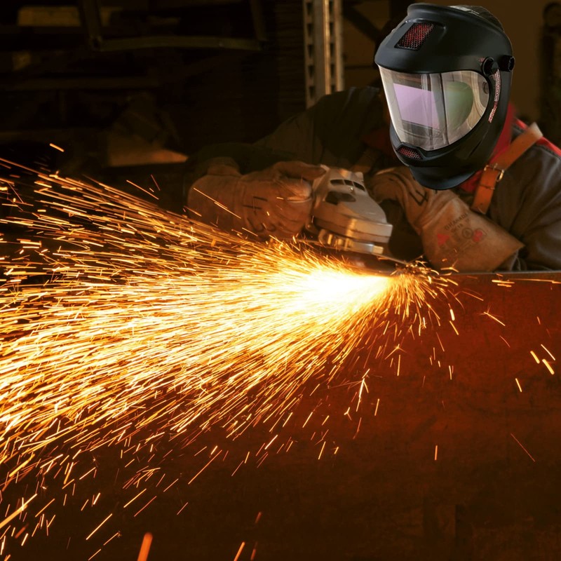 Mauk Automatic Welding Helmet with Field of View Widening 180°