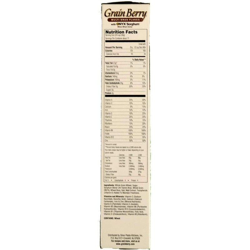 Grain Berry Multi-Bran Flakes w/ONYX Sorghum - 2 Pack (24