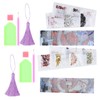 2 Set Diamond Bookmarks 5D DIY Painting Crystal Embroidery Tassel