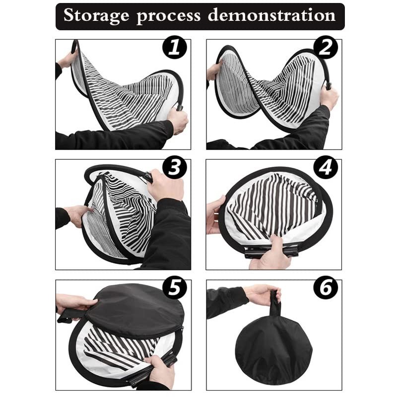 Dent Reflector Board 80cm Light Board Foldable Striped Reflector Car