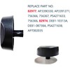 82977 Cooktop Burner knob AP3390330, PS4271638 Control knob DE81-08738A(1 Pack)