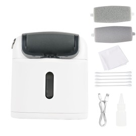 YunManHT Electric Foot Callus Remover, Rechargeable Portable Spray Foot Grinder, Quartz Sand Grinding Head for Foot Trimming and Dead Skin Removal, File Tool Suitable for Dry and Cracked Feet