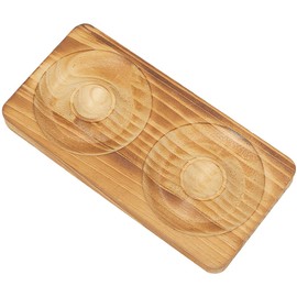 Beebeecraft 2Pcs Wooden Bead Boards Rectangle Bracelet Finger Ring Display Holder Tray for Bracelet DIY Jewelry Making