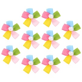 FOMIYES Dog Accessory Pet Accessories Dog Hair Clips 10pcs Puppies Hair Barrettes Cute Flower Hairpin for Dog Cat Pet Hair Grooming Accessories Party Birthday Supplies