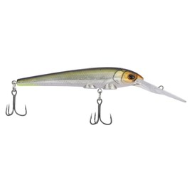 Berkley Deep Hit Stick Fishing Lure, Golden Alewife, 1/3 oz, 3.75in, Wide, Aggressive Tail Action and Beefier Profile, Equipped with Sharp Fusion19 Hook