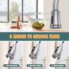 Kitchen Faucet with Pull Down Sprayer, Single Handle High Arc
