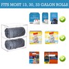 Aphbrada Extra Large Trash Bag Dispenser Roll Holder, Wall Mount