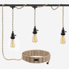 LYOOWNG 3 Light Plug in Pendant Light Cord, 25FT Hanging