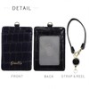Giselle Men’s/Women’s Pass Case w/ Reel, Commuter Pass Case, ID