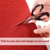 HOMBYS 450 GSM Extra Thick 3x20 ft Red Carpet Runner