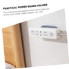CIYODO 3pcs Wall Mounted Socket Holders Practical Power Board Organizers