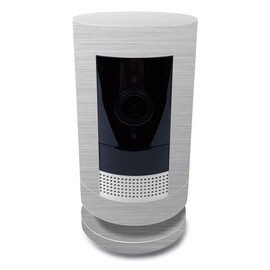 MightySkins Skin for Ring Stick Up Cam Battery - Cold Steel | Protective, Durable, and Unique Vinyl Decal wrap cover | Easy To Apply, Remove, and Change Styles | Made in the USA, 24" On Its Longest Side (RISTCAB-Cold Steel)