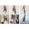 prinfantasy High Quality Scarf for Women Girls Neckerchief Wrap Scarf