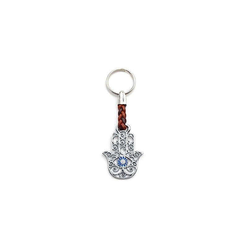 Claro Schmuck Key Ring Metal Thickness 2 mm Faux Leather