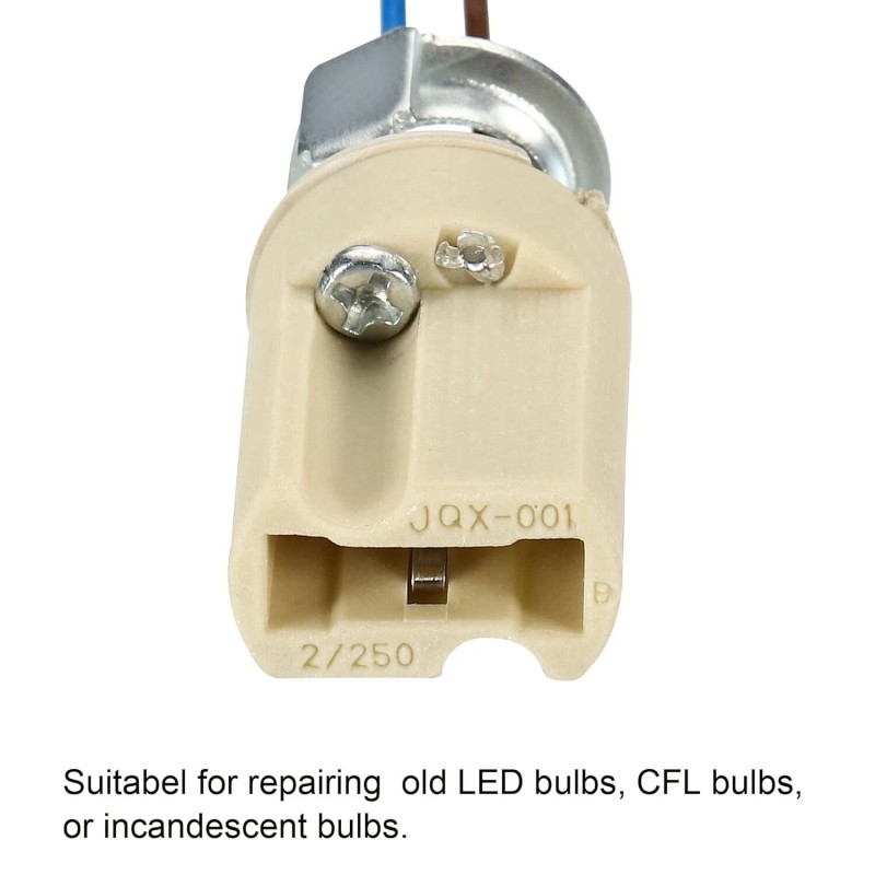 PATIKIL G9 Light Fixture Socket 100W Ceramic Base For Led