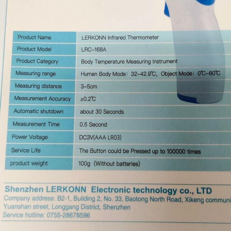 Lerkonn No Touch Digital Thermometer