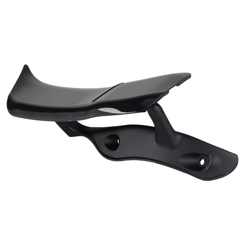 XMMT ABS Black Side Wing Adjustable Windshield Air Deflector for