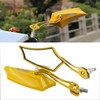 Universal Motorcycle Mirrors, Aluminum Bar End or Handlebar Mount, Fits
