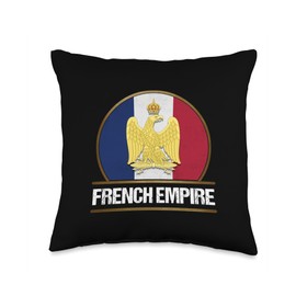 French Empire Flag Napoleon Bonaparte Napoleonic Wars Throw Pillow