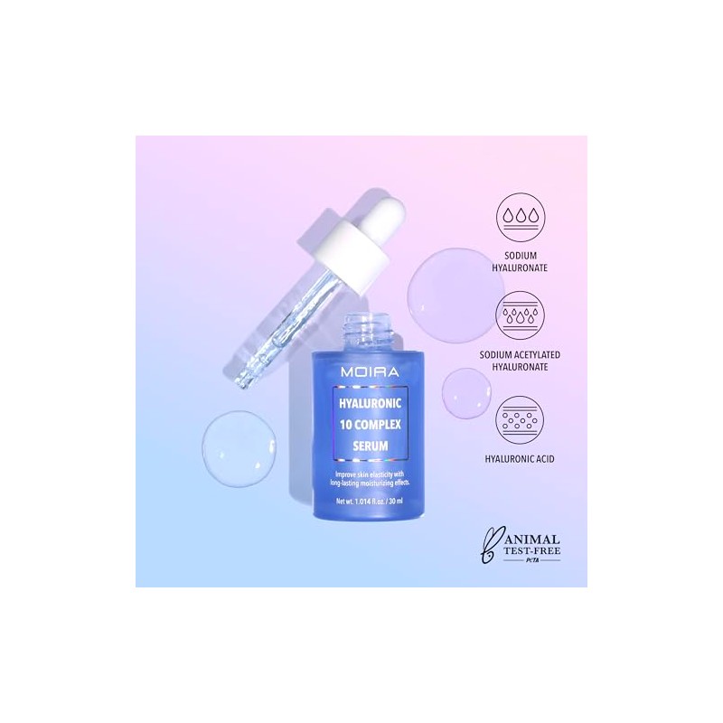 Moira Skincare Serum Ácido Hialurónico 10 Complex