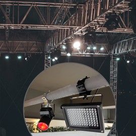 Heavy Duty Moving Stage Lights and Headlights Clamps Fixing Kit for Spotlight 2" Aluminum Alloy 4PCS (4PCS-Silver)