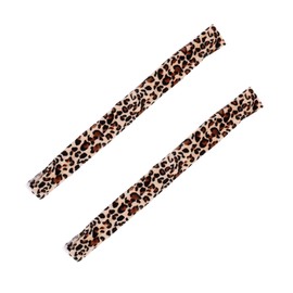 CORHAD 2pcs Refrigerator Handle Covers Washable Anti-Skid Appliance Protectors for Ovens and Dishwashers Leopard Pattern Easy to Clean Prevents Oil and Stains