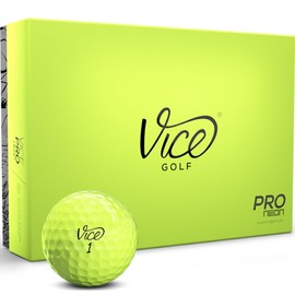 Vice Pro Golf Balls, Lime, 1 dozen