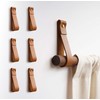 6 Pack Genuine Leather Wall Straps by KEYAIIRA - Sustainably