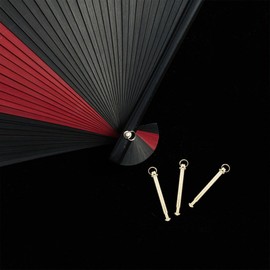 ABOOFAN Folding Hand Fan Shaft Rivets Repair Kits, 5 Sets Handheld Fan Shaft Replacement Fastener for Handmade Fans Bamboo Paper Fans Cloth Fan Accessories