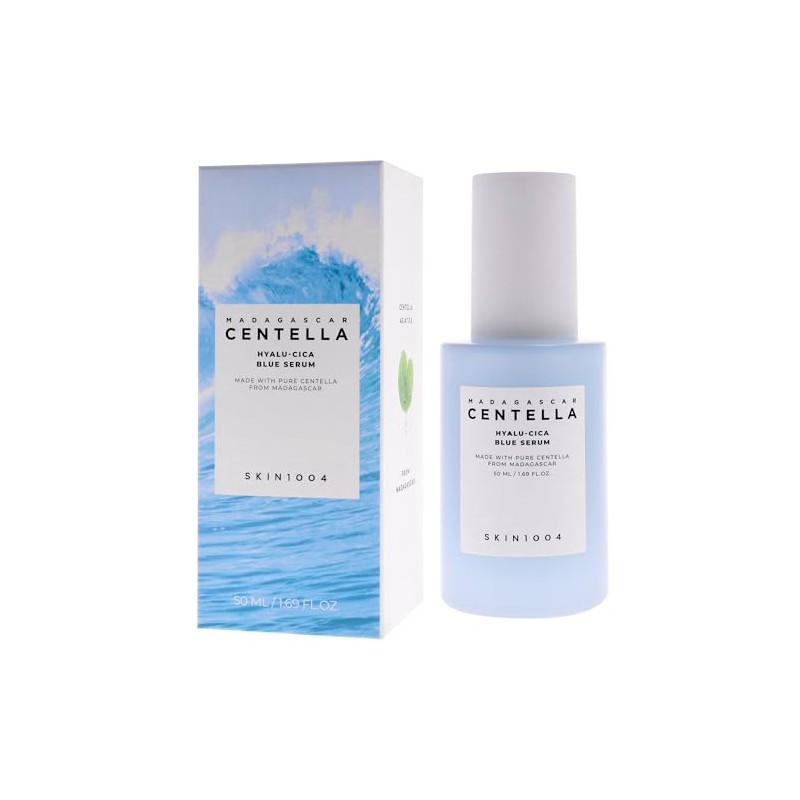 Madagascar Centella Hyalu Cica Blue Serum by Skin1004 for Women