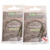 Twin pack 50cm fluorocarbon carp Leaders Carp safety lead Clips