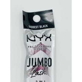 NYX Professional Makeup Jumbo 2-in-1 Eyeliner & Eyelash Adhesive - Baddest Black