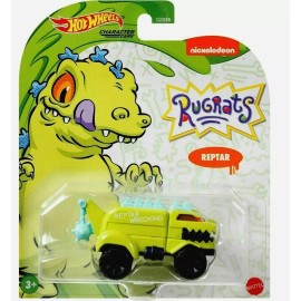 Mattel Hot Wheels Character Cars Nickelodeon Rugrats Reptar Car Vehicle Die-Cast Toy