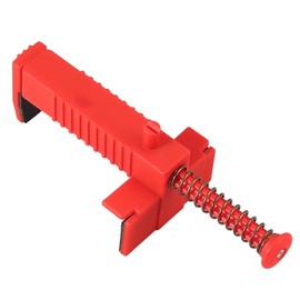 Bohaner 4Pcs Brick Liners Clamps Runner Wire Drawer Brick Line Runner Bricklaying Trowel Tool Fixer Brick Clamps for Building Construction Fixture for Brickwork Wire Puller, Red