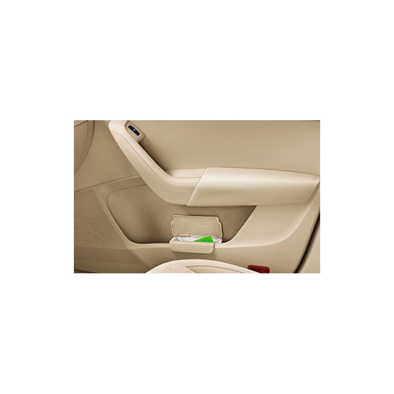 Skoda 5JA061107 WC4 Door Panel Waste Bin Beige