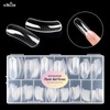 NMKL38 150Pcs Dual Forms Full Cover Nail Tips Upper Arched