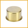 Partuto 2pcs Stainless Steel Cup Drink Holder Insert Gold Tone