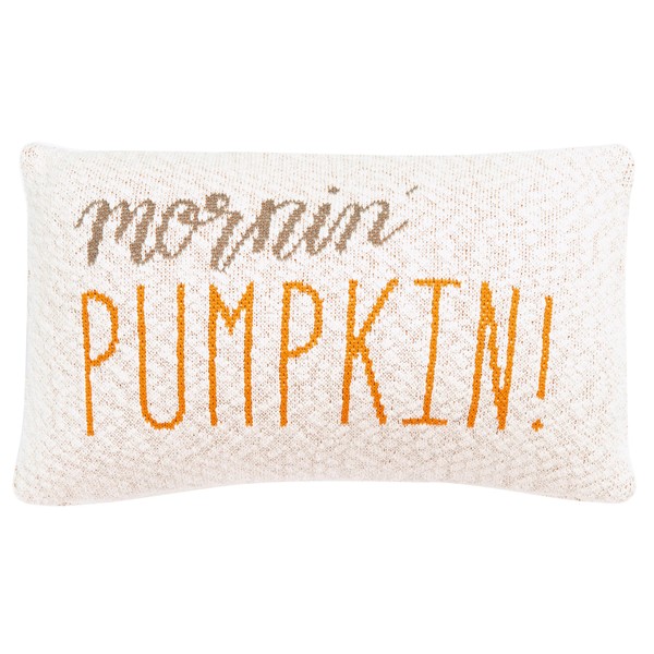SAFAVIEH Home Collection Mornin' Pumpkin Rust/Brown Cotton 12 x 20-inch