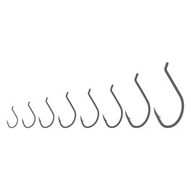 Maruto MS Needle Point Fishing Hooks for Pike Fishing & Carp Fishing, Hooks for Catfish, Single Hook for Predatory Fish and Carp, Size/Package Contents: Size 6-10 Hooks per Pack