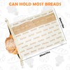MUYPATY Large Beeswax Bread Bags(2 Pack) for Sourdough Storage,Reusable Sourdough