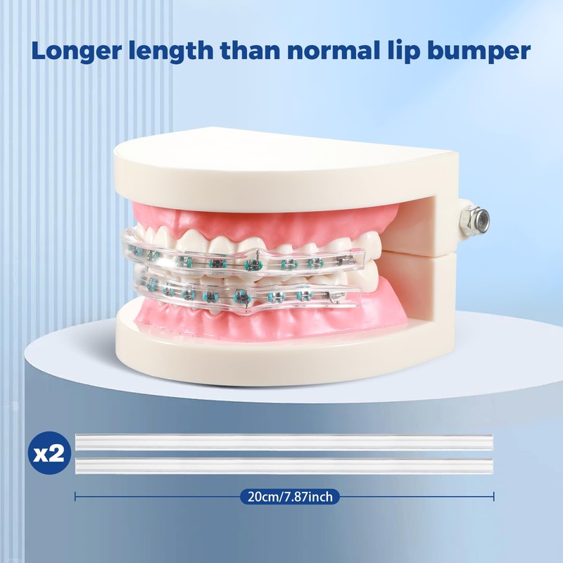 B Rush Comfort Cover for Braces -Orthodontic Lip Bumper, Lip
