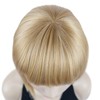 Lydell 8" Short Bob Hair Flat Bangs Cute Central Dot