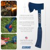 ESTWING Camper's Axe - 14" Hatchet with Forged Steel Construction