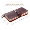 Robrasim Leather Journal Refillable Travelers Notebook, Antique Handmade Leather Writi...