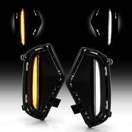 ACANII - For 2019 2020 2021 2022 2023 Toyota RAV4 LED DRL Swicthback Turn Signal LED Bumper Fog Lights Lamps Left+Right