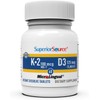 Superior Source K2 (MK-7) 100 mcg, with D3 (5,000 IU)