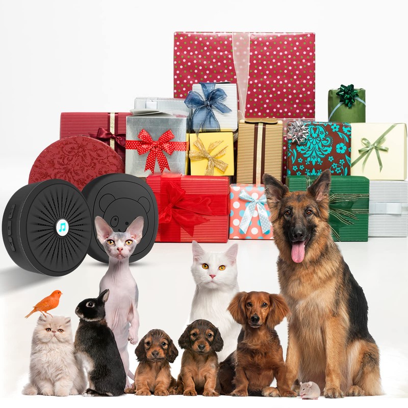 Wowlela Dog Doorbell, Wireless Touch Pet Doorbell, Pet Training Bells