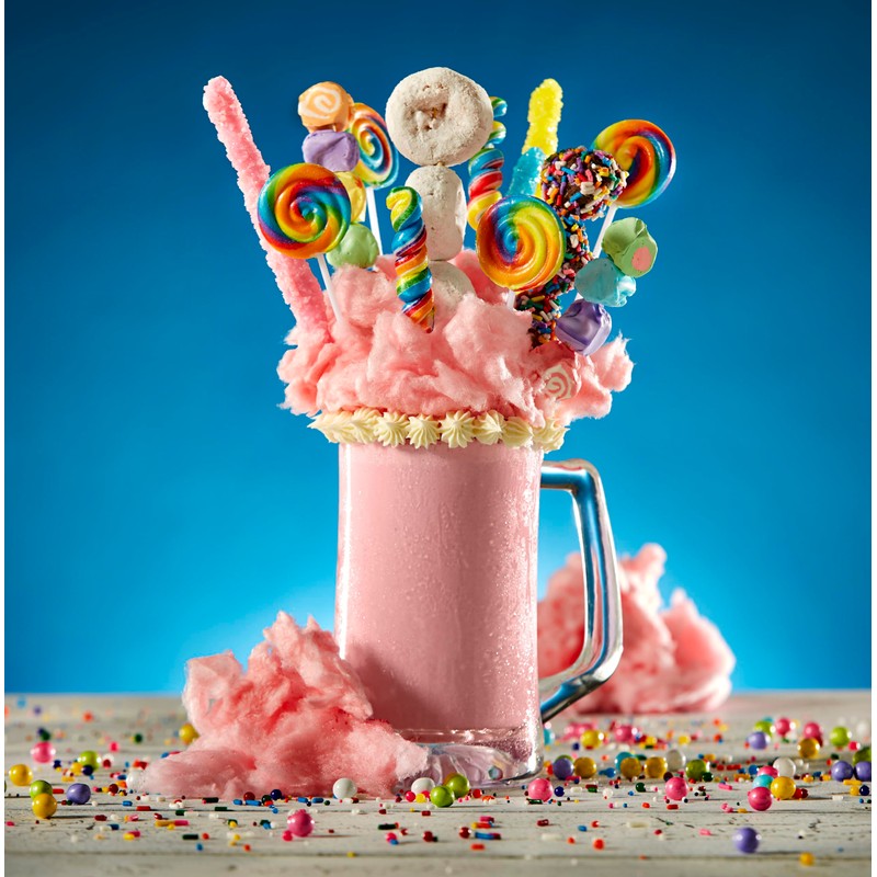 Frostline Pink Cotton Candy Soft Serve Ice Cream Mix, Lactose
