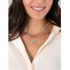 Glanzstücke München Women's Necklace 925 Sterling Silver with Turquoise (Rek.),