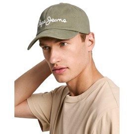 Pepe Jeans Men's Warren MC Baseball Cap, Green (Safari Green)